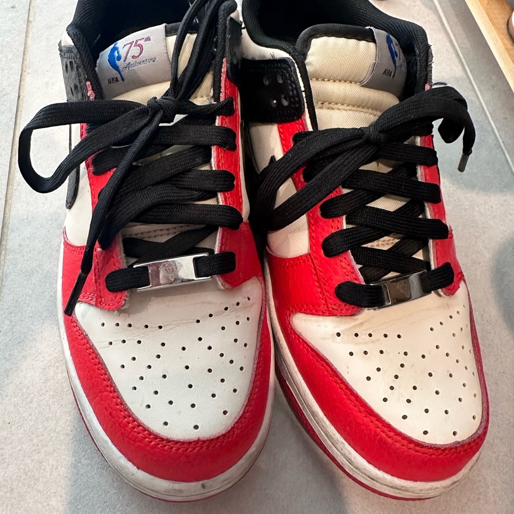 Nike Dunk Red Black White GS 6Y 240